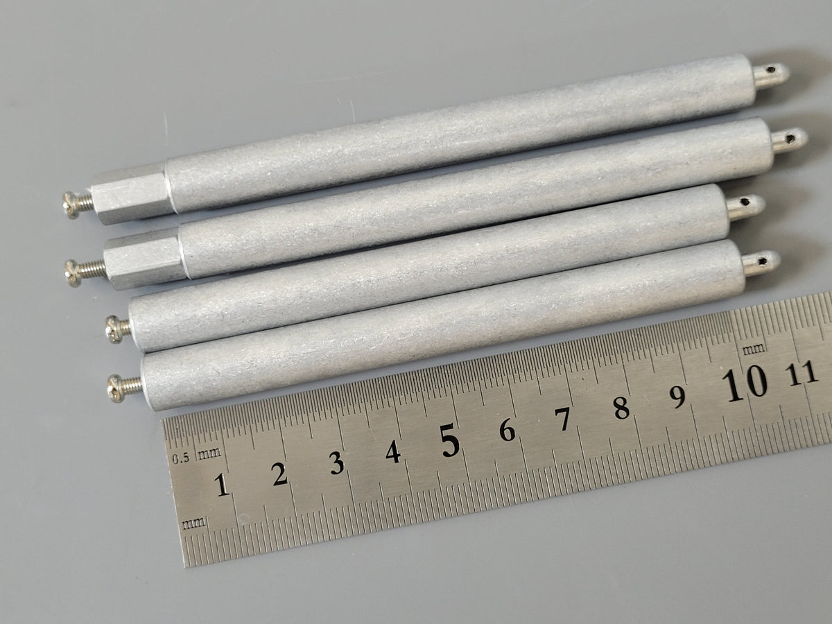 8cm Lift Raise Aluminum Body Mount Stay Mounting Stand Set for Tamiya 1/10 Super Clodbuster