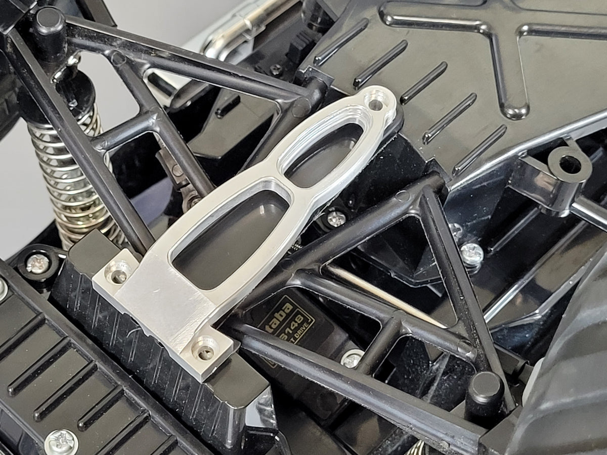 Aluminum Lower Control Arm Center Bracket Mount Tamiya R/C 1/10 Lunch Box Midnight Pumpkin