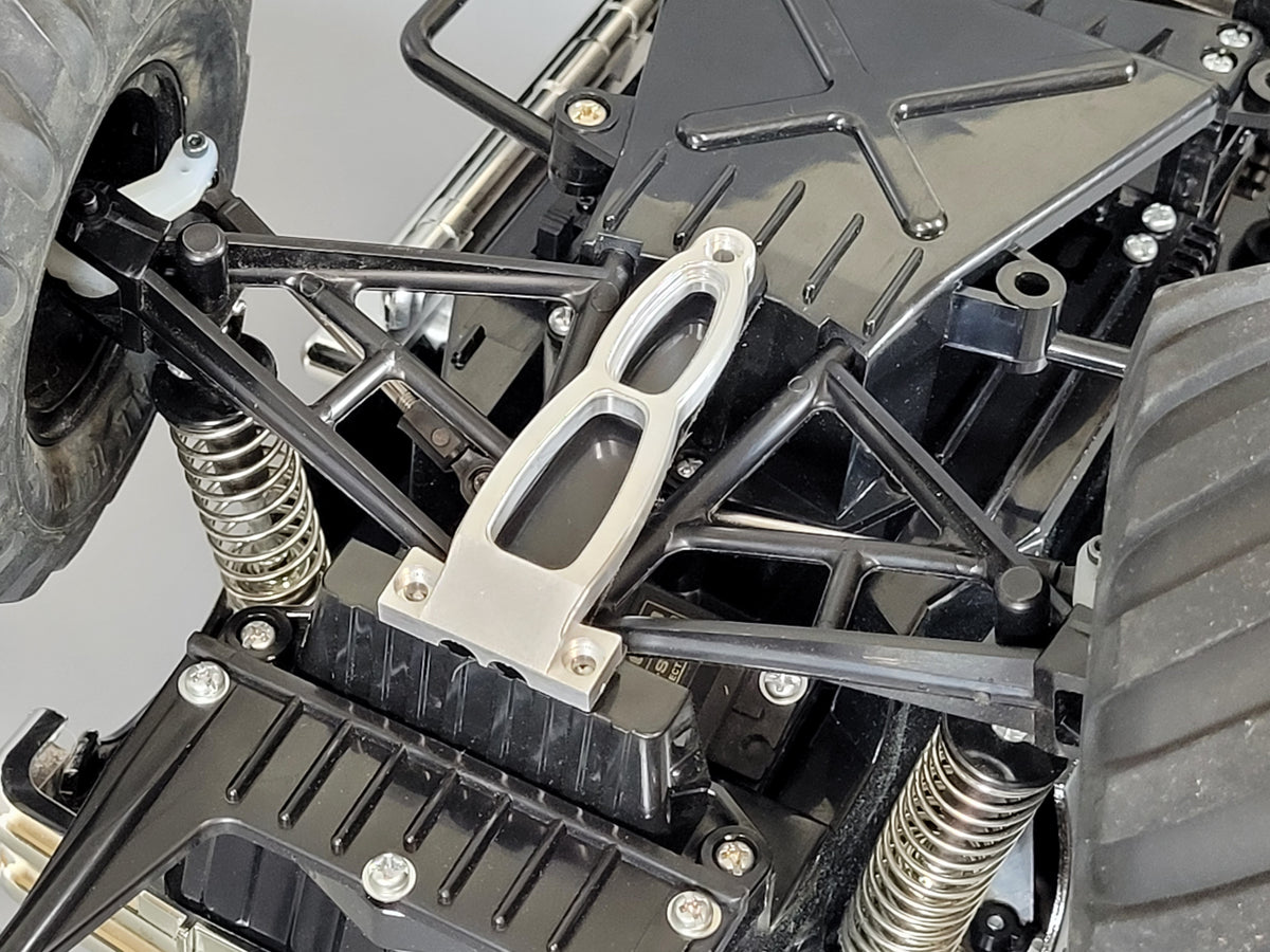 Aluminum Lower Control Arm Center Bracket Mount Tamiya R/C 1/10 Lunch Box Midnight Pumpkin