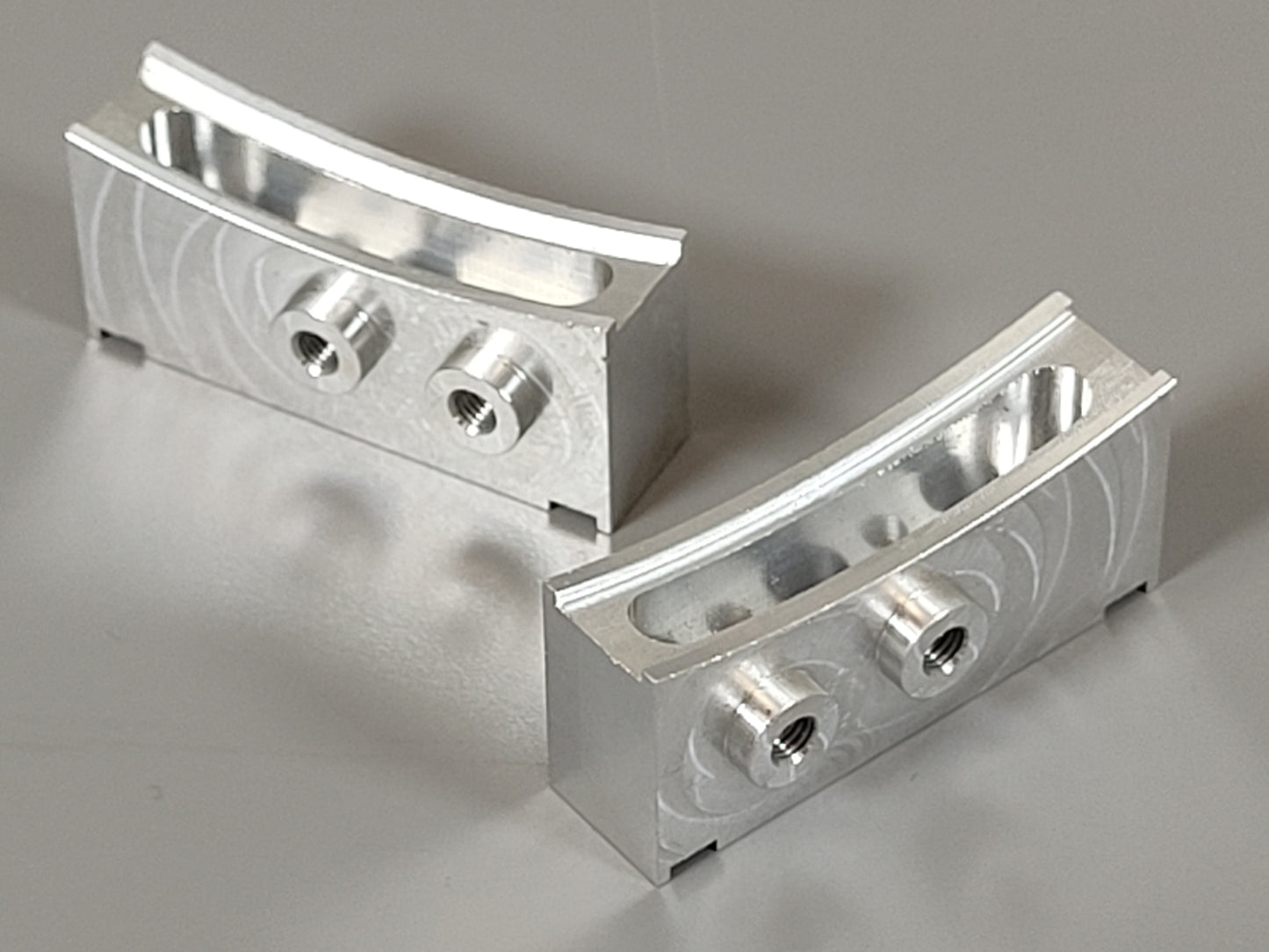 Pair Aluminum Part E9 E10 Upper Axle Ball Joint Arm Spring Mount Block Tamiya 1/10 RC Juggernaut 1 2 F350