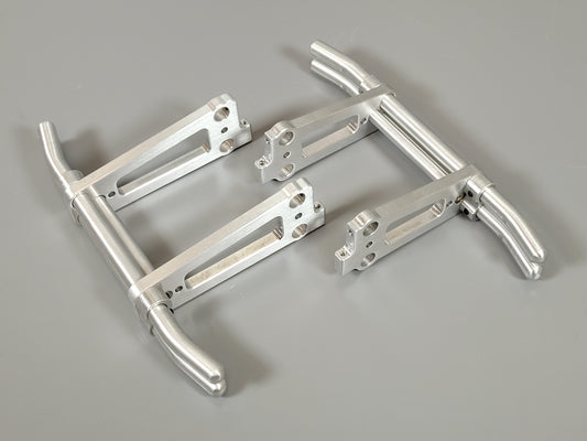 Aluminum Front + Rear Animal Bumper Protection Bar Guard for Tamiya R/C 1/10 TXT-1 TXT1 Truck