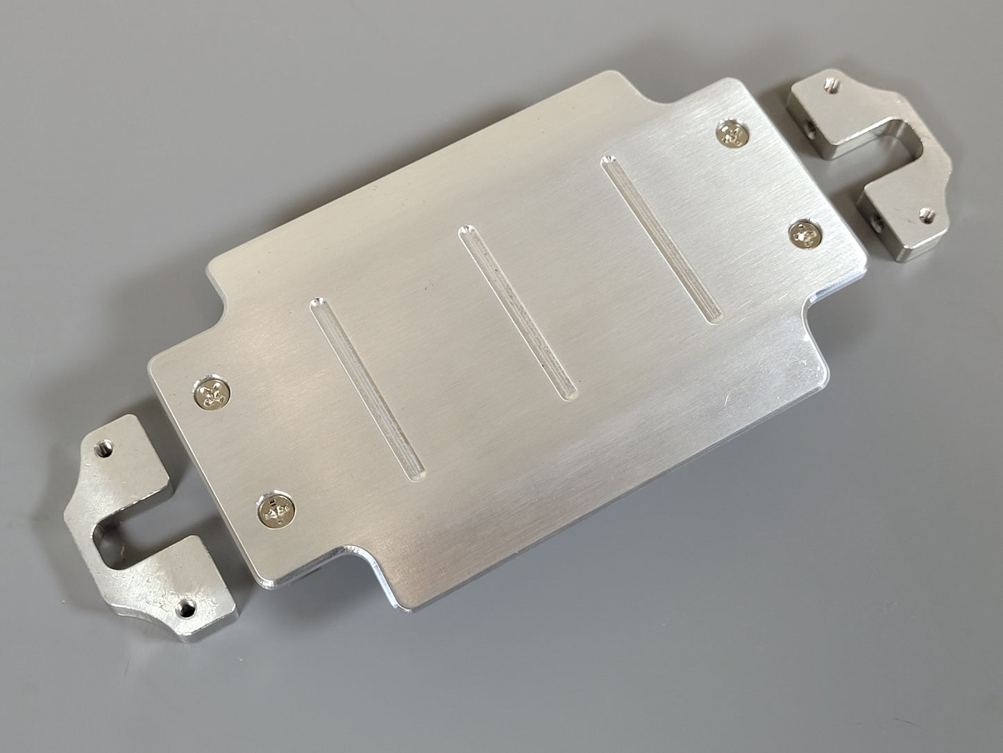 Aluminum Under Chassis Transmission Protection Mount Plate for Tamiya R/C 1/10 TXT-1 TXT1 Truck