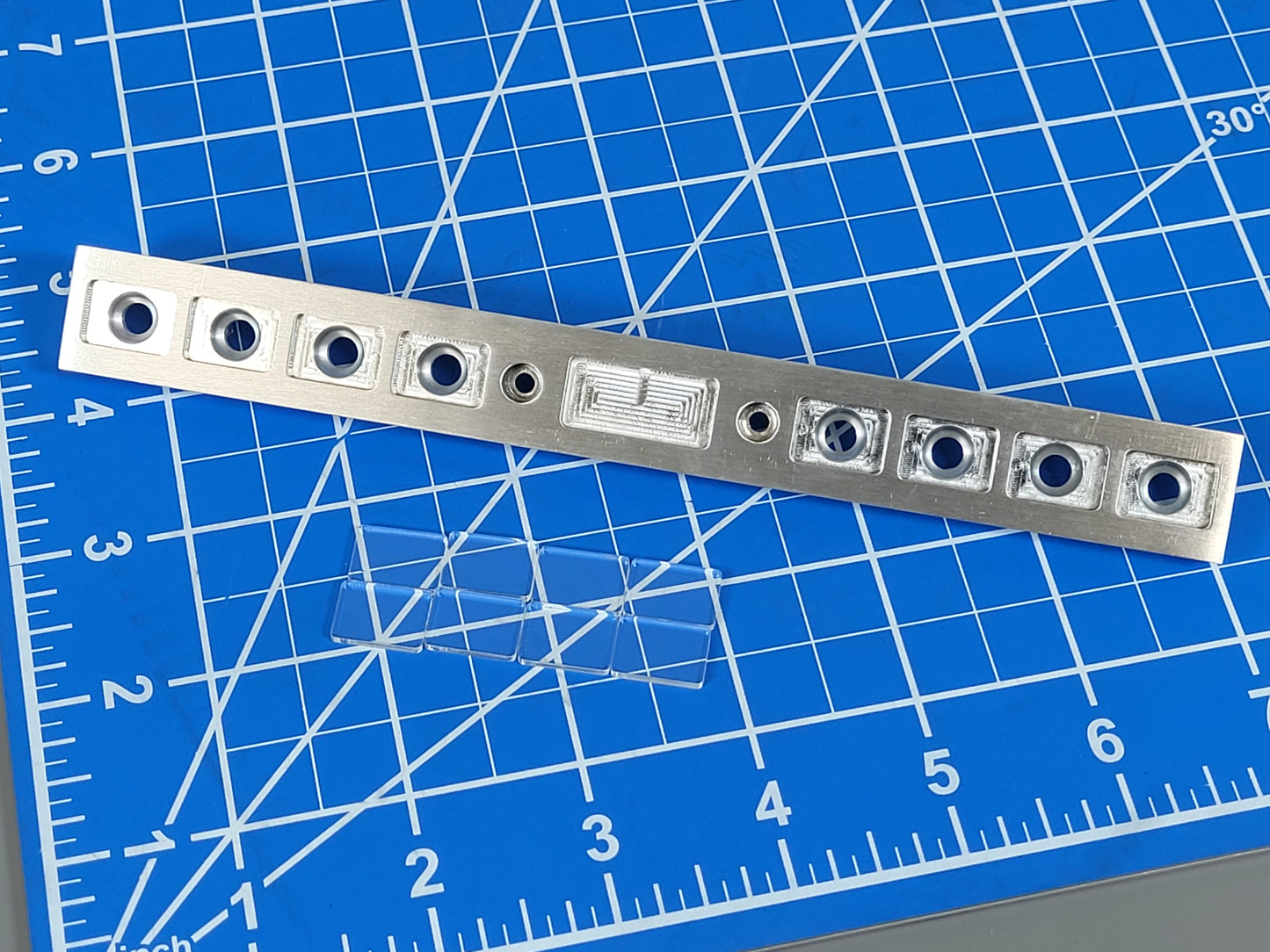 Aluminum 8 Square Style Rear Bumper Mount for Tamiya 1/14 R/C Toy King Hauler Grand Hauler Globeliner Semi Truck