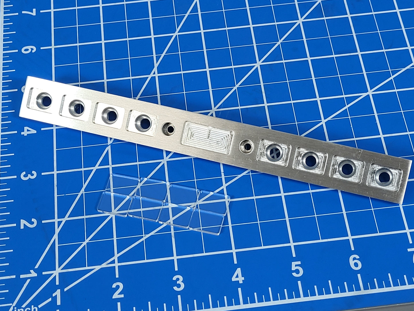 Aluminum 8 Square Style Rear Bumper Mount for Tamiya 1/14 R/C Toy King Hauler Grand Hauler Globeliner Semi Truck