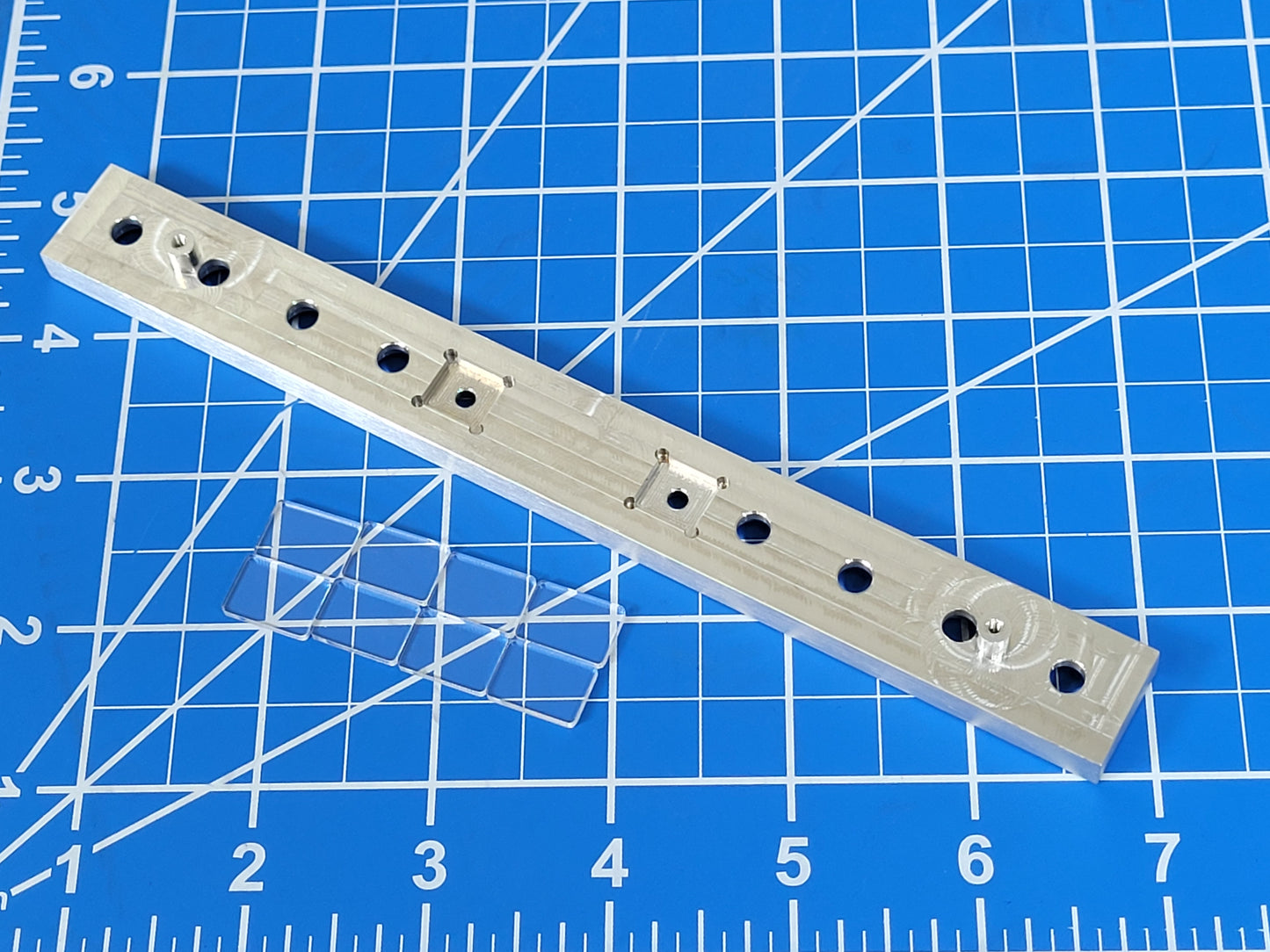 Aluminum 8 Square Style Rear Bumper Mount for Tamiya 1/14 R/C Toy King Hauler Grand Hauler Globeliner Semi Truck