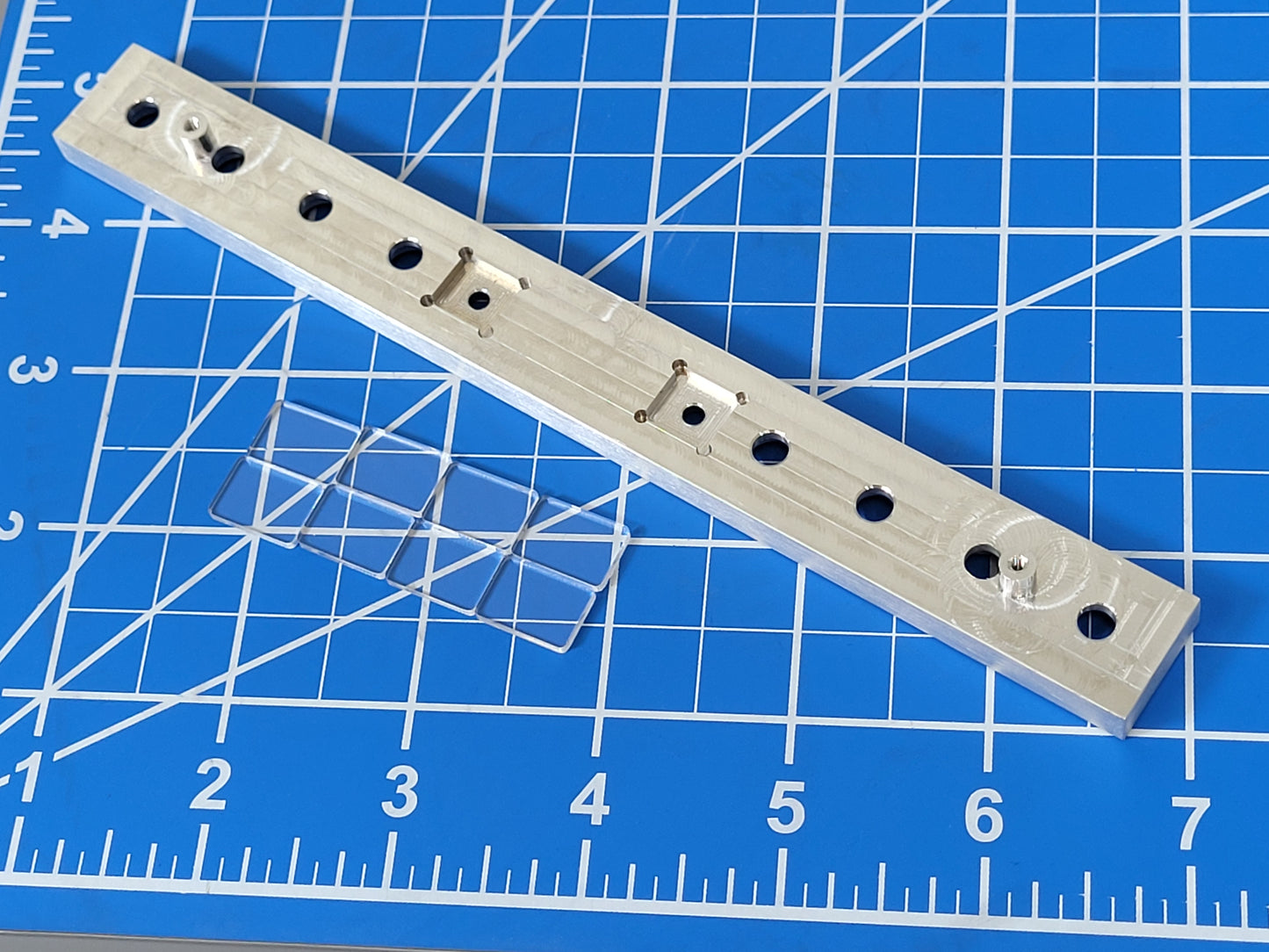 Aluminum 8 Square Style Rear Bumper Mount for Tamiya 1/14 R/C Toy King Hauler Grand Hauler Globeliner Semi Truck