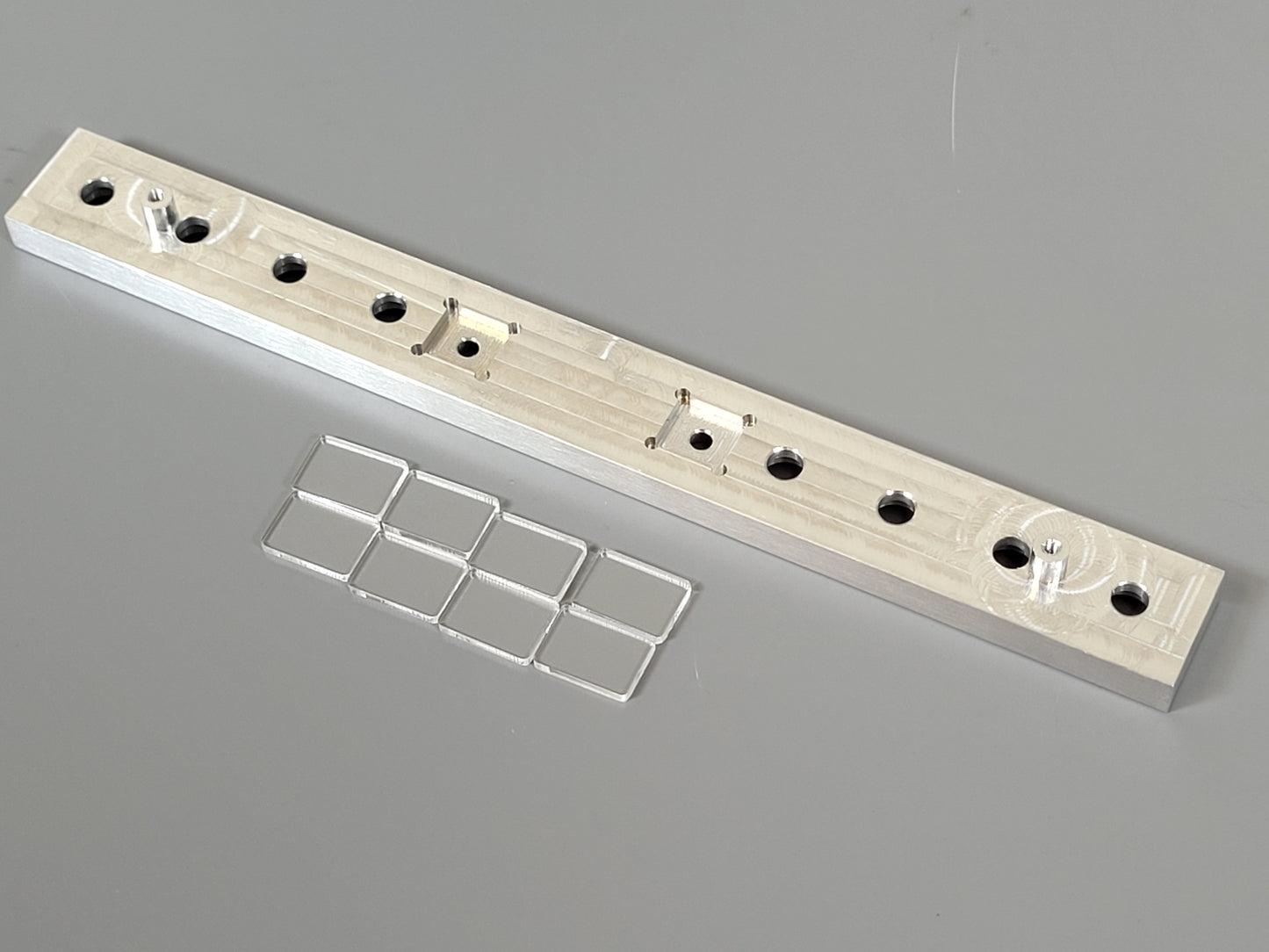 Aluminum 8 Square Style Rear Bumper Mount for Tamiya 1/14 R/C Toy King Hauler Grand Hauler Globeliner Semi Truck
