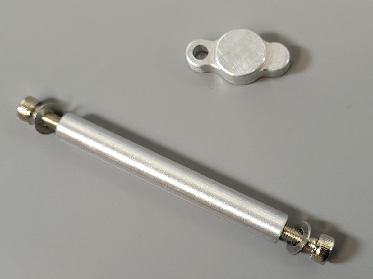 Aluminum Rear Shock Damper Brace + Oil Filler Cap Tamiya 1/10 Grasshopper Hornet