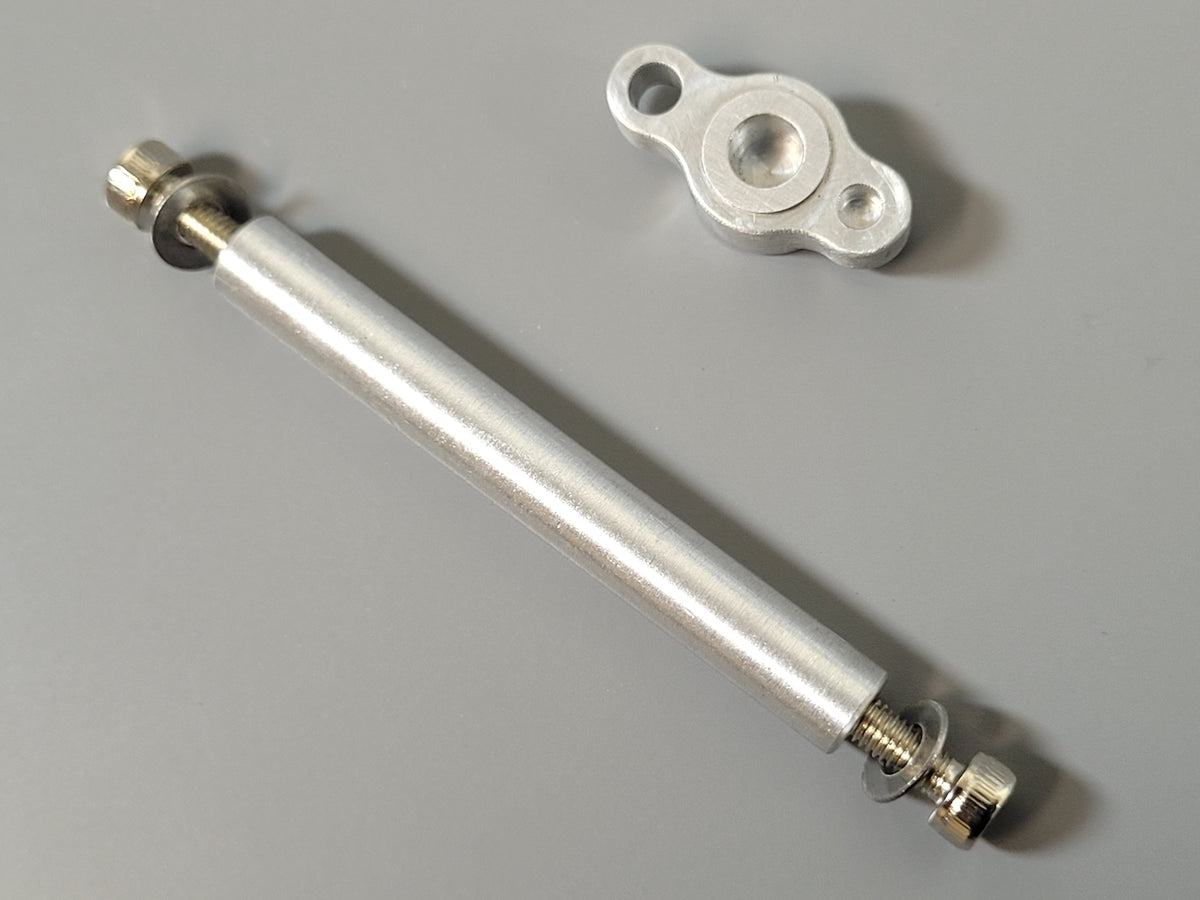 Aluminum Rear Shock Damper Brace + Oil Filler Cap Tamiya 1/10 Grasshopper Hornet