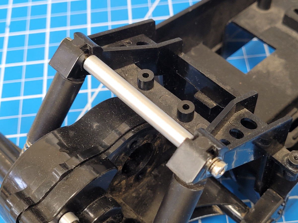 Aluminum Rear Shock Damper Brace + Oil Filler Cap Tamiya 1/10 Grasshopper Hornet
