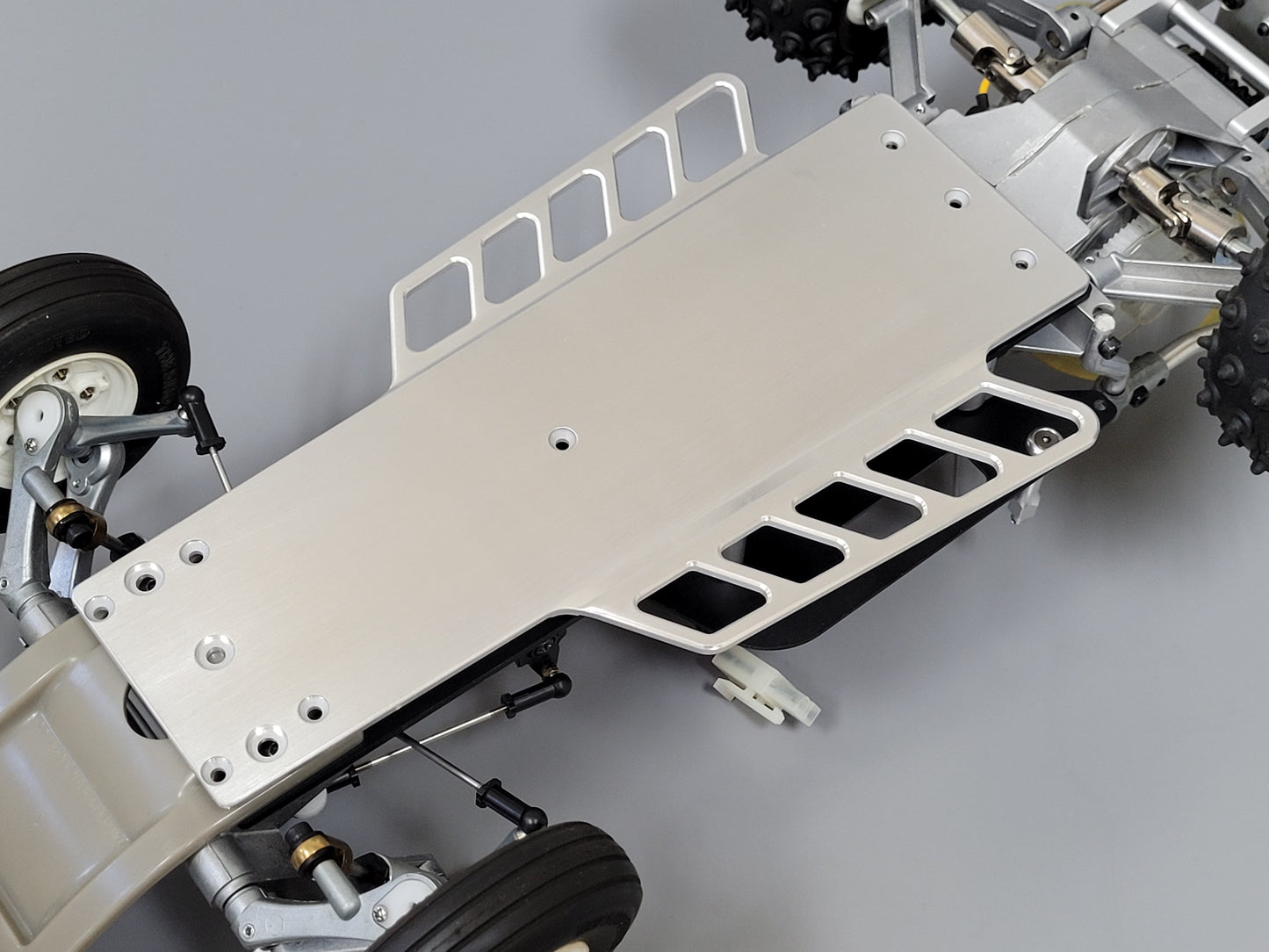 Aluminum CNC Chassis Mounting Plate Tamiya 1/10 R/C VW Super Champ Buggy Sand Scorcher SRB