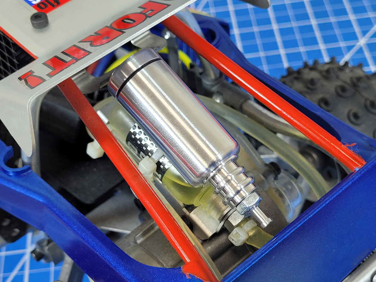 Aluminum Rear Oil Bottle Tank Tamiya 1/10 Super Champ Fighting Buggy 2014