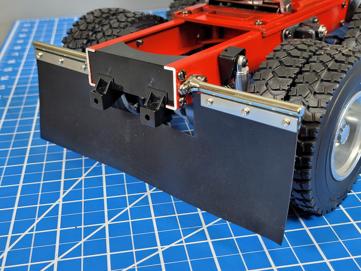 Rear 1 Piece Black Mud Flap Guard Tamiya R/C "Toy" 1/14 King Knight Grand Hauler Globeliner Cascadia