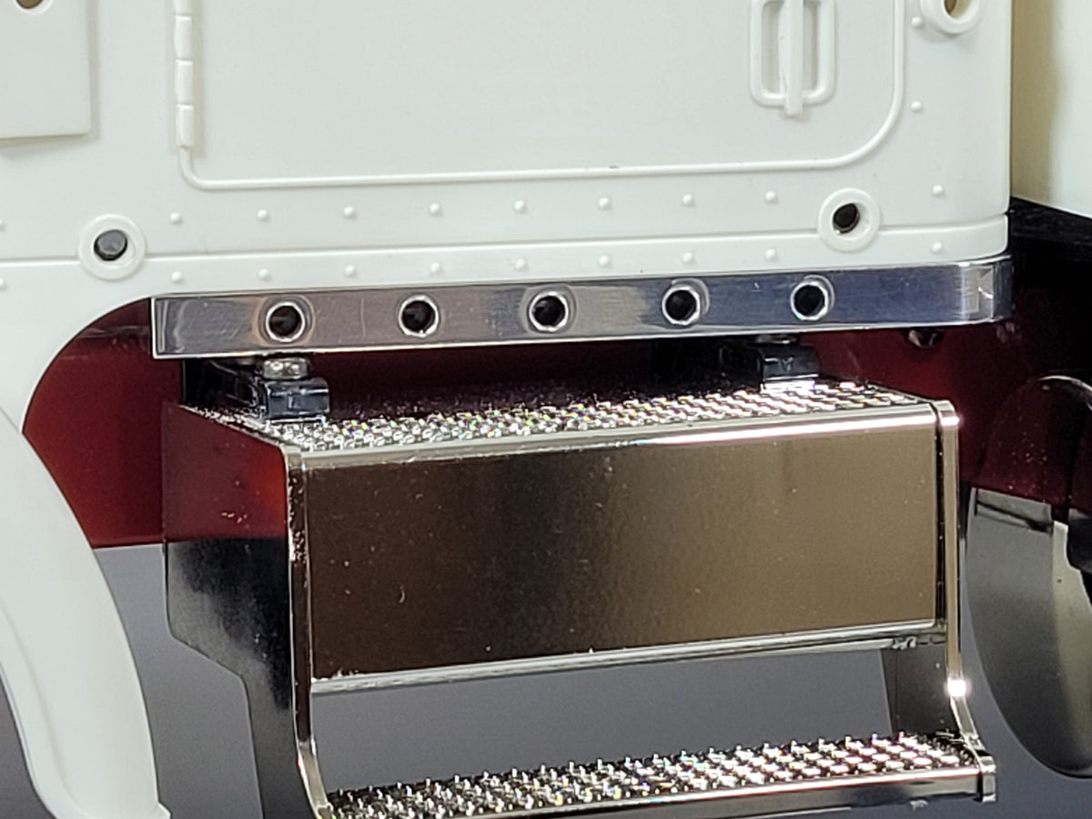 Pair Aluminum Front Under Cab Trim Bracket Mount Tamiya R/C 1/14 King Grand Hauler