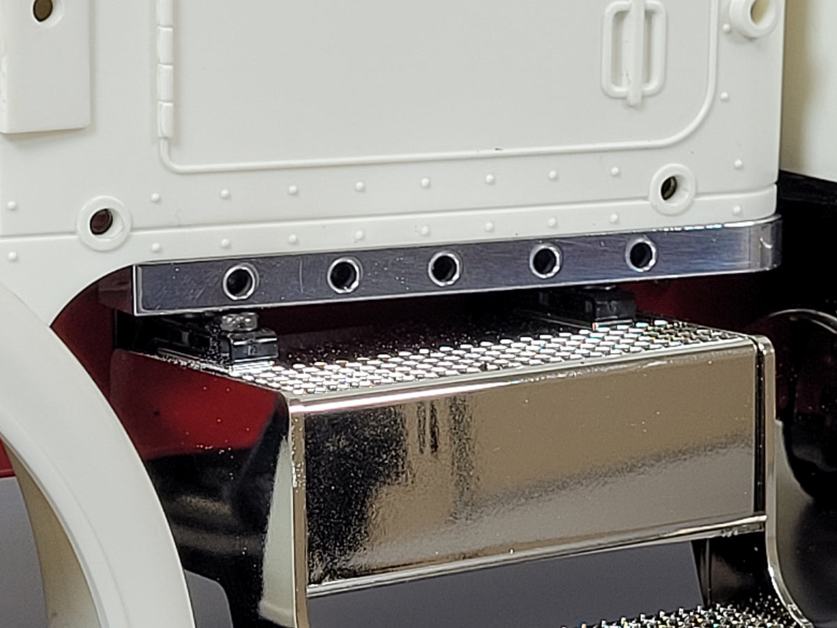 Pair Aluminum Front Under Cab Trim Bracket Mount Tamiya R/C 1/14 King Grand Hauler