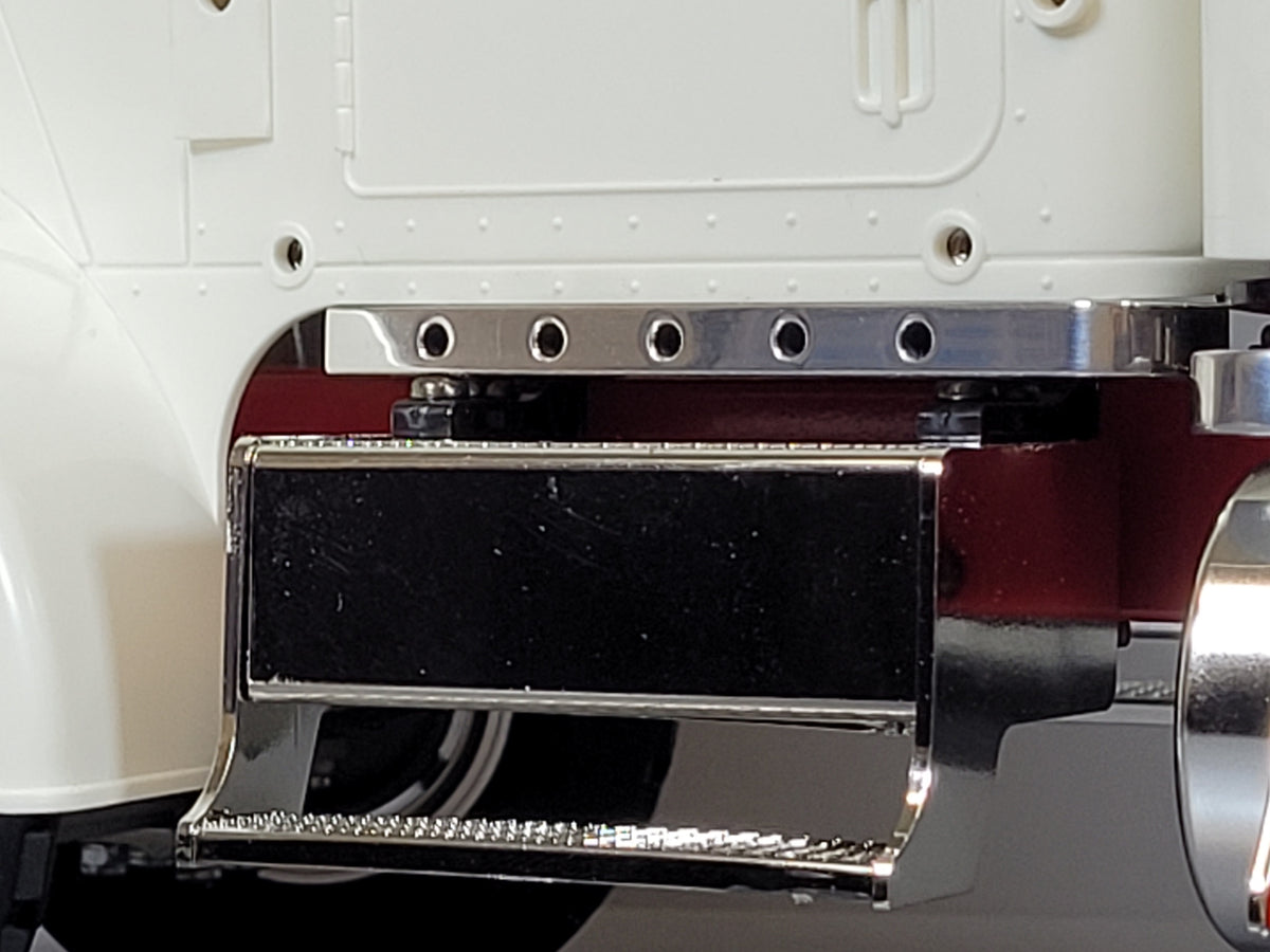 Pair Aluminum Front Under Cab Trim Bracket Mount Tamiya R/C 1/14 King Grand Hauler