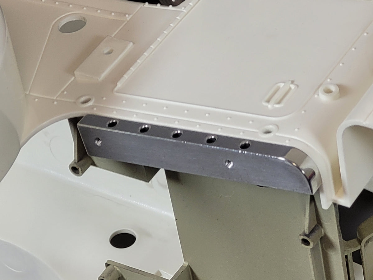 Pair Aluminum Front Under Cab Trim Bracket Mount Tamiya R/C 1/14 King Grand Hauler