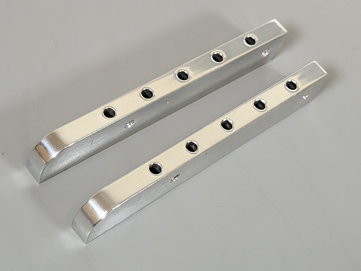 Pair Aluminum Front Under Cab Trim Bracket Mount Tamiya R/C 1/14 King Grand Hauler