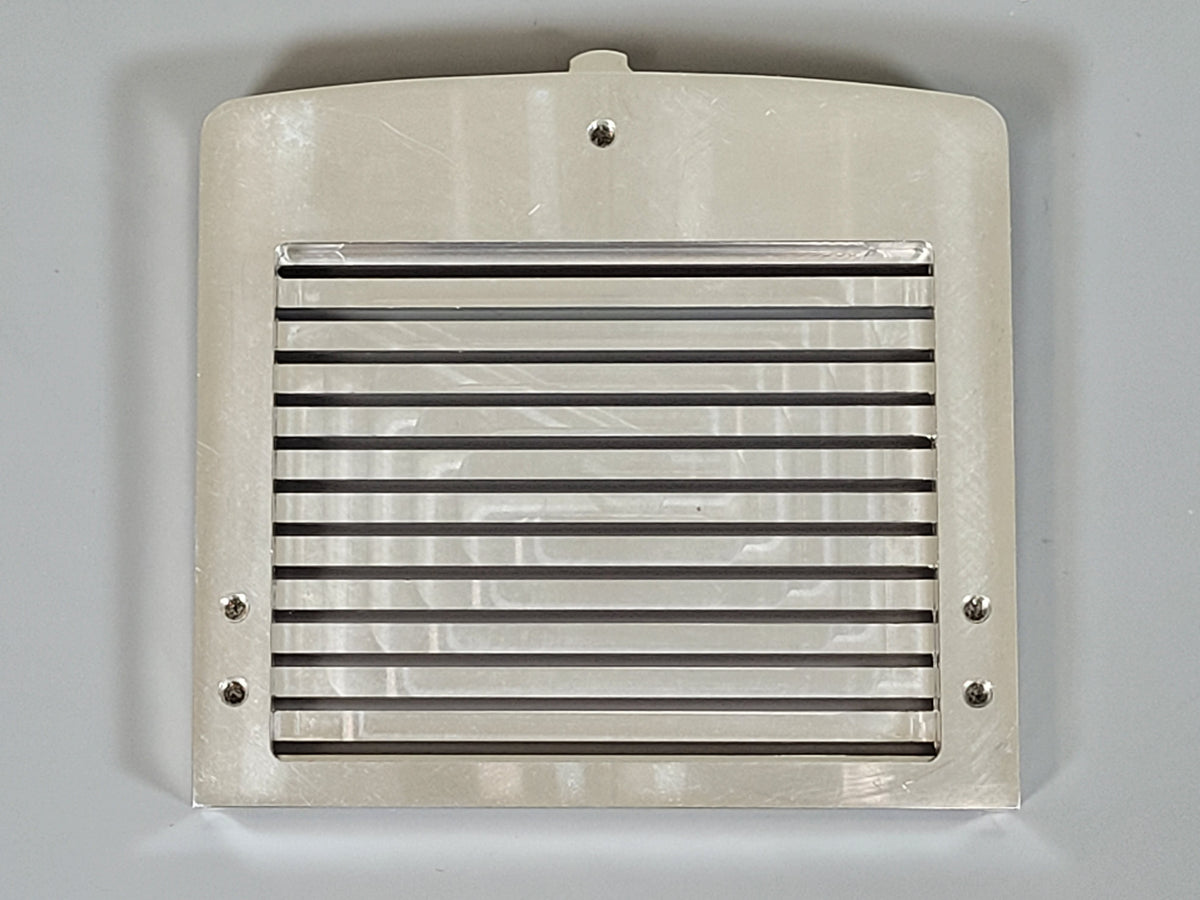 Aluminum Front Grill Guard Mount + KW Green Logo Emblem for Tamiya 1/14 R/C King Hauler Grand Hauler