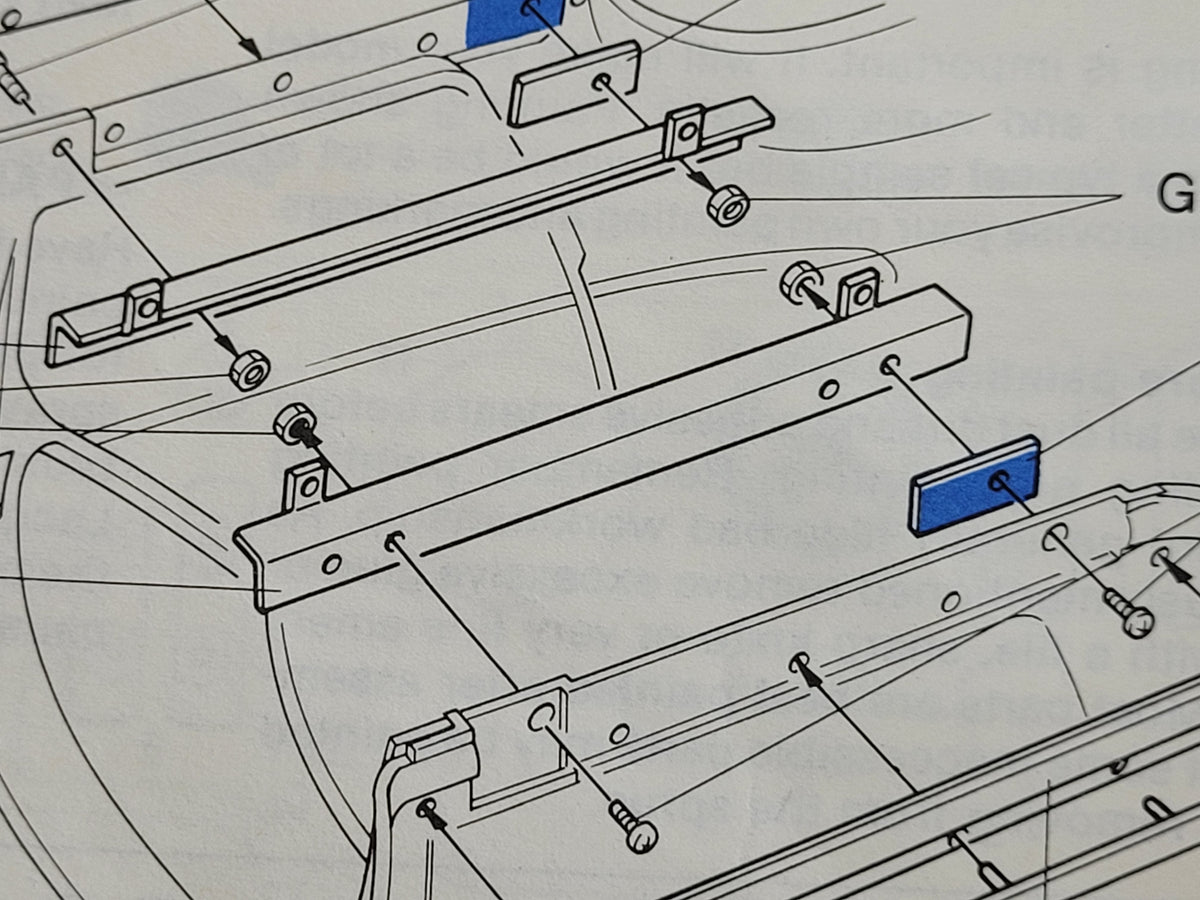 Aluminum Side Body Mount Pin Tamiya 1/12 Porsche 934/935