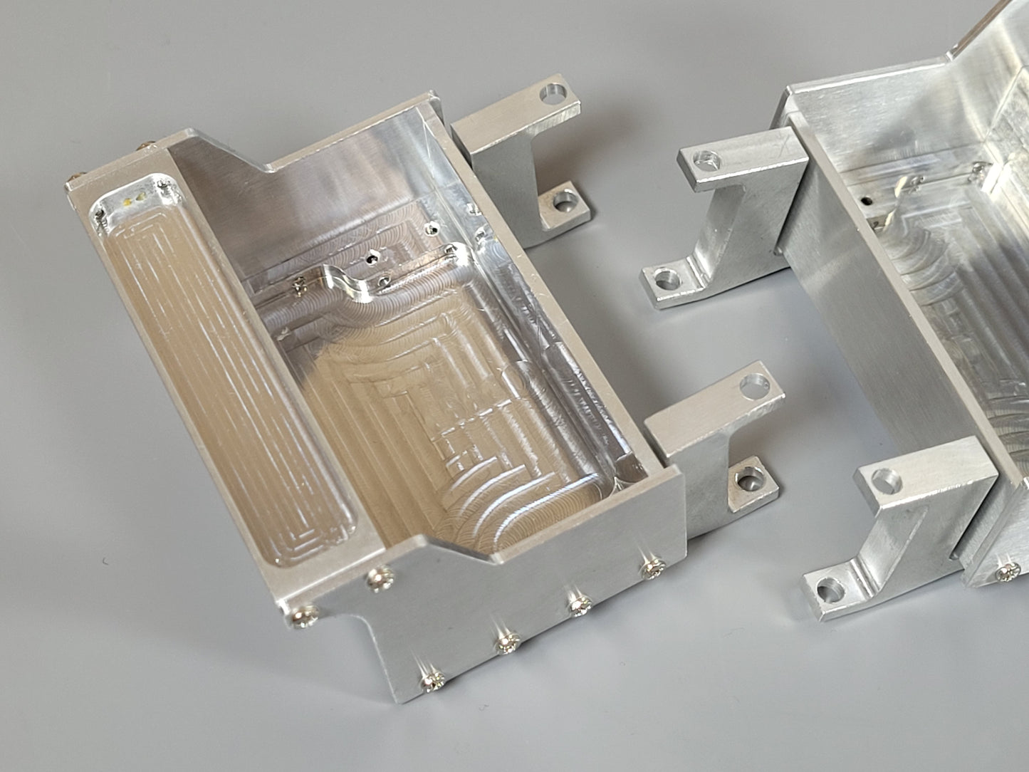 Pair Aluminum Side Mount Box Step for Tamiya RC 1/14 King Hauler Grand Knight Hauler Globeliner