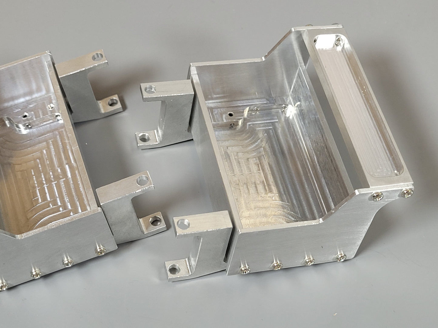 Pair Aluminum Side Mount Box Step for Tamiya RC 1/14 King Hauler Grand Knight Hauler Globeliner