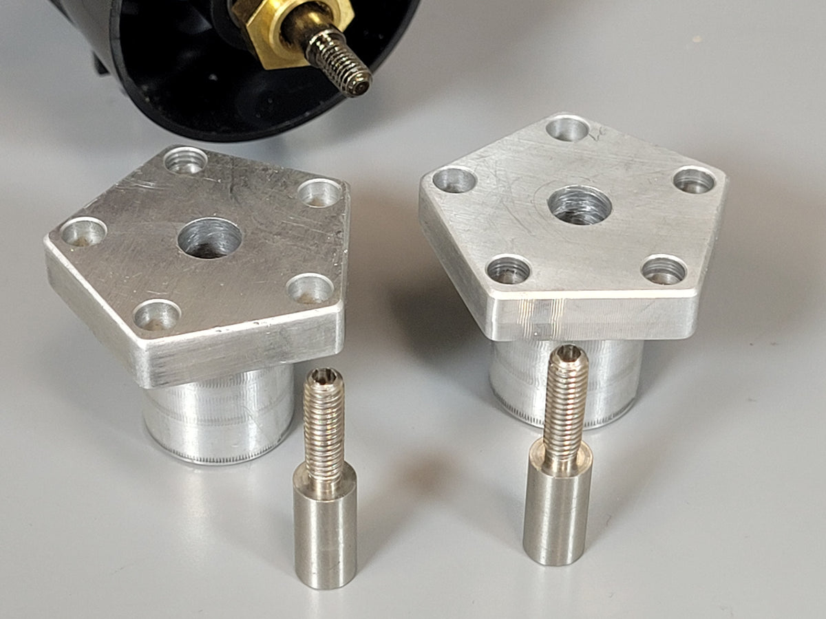 Pair Aluminum 1 inch Wheel Extend Widener Wheel Spacer Tamiya 1/10 Clodbuster Bullhead