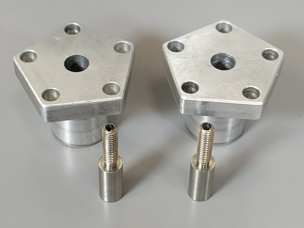 Pair Aluminum 1 inch Wheel Extend Widener Wheel Spacer Tamiya 1/10 Clodbuster Bullhead