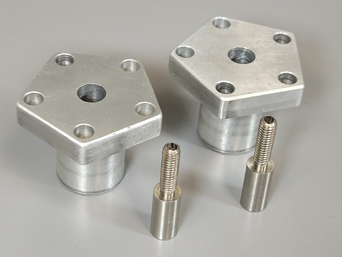 Pair Aluminum 1 inch Wheel Extend Widener Wheel Spacer Tamiya 1/10 Clodbuster Bullhead