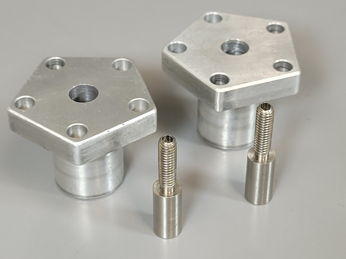 Pair Aluminum 1 inch Wheel Extend Widener Wheel Spacer Tamiya 1/10 Clodbuster Bullhead