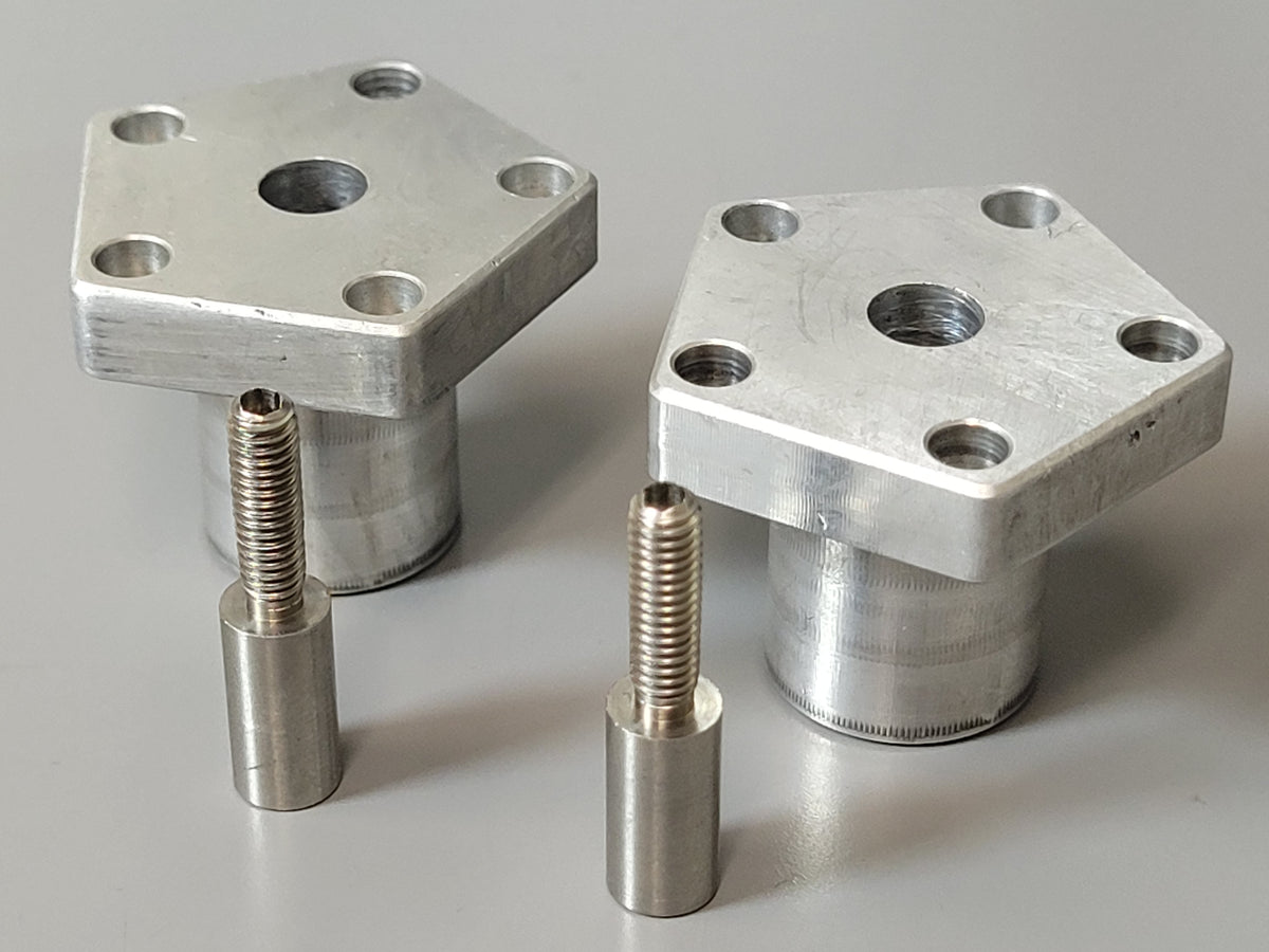 Pair Aluminum 1 inch Wheel Extend Widener Wheel Spacer Tamiya 1/10 Clodbuster Bullhead