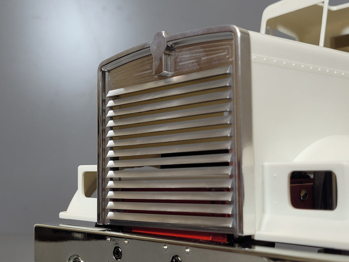 Aluminum 3D Style Front Grill Face Guard Mount for Tamiya Toy R/C 1/14 King Hauler Grand Hauler