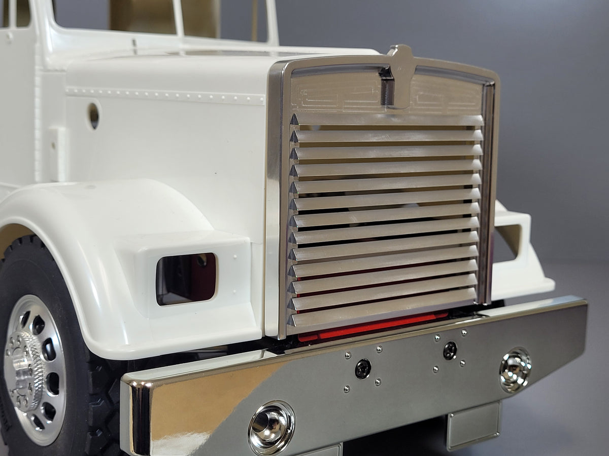 Aluminum 3D Style Front Grill Face Guard Mount for Tamiya Toy R/C 1/14 King Hauler Grand Hauler