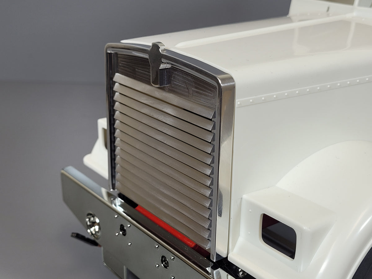 Aluminum 3D Style Front Grill Face Guard Mount for Tamiya Toy R/C 1/14 King Hauler Grand Hauler