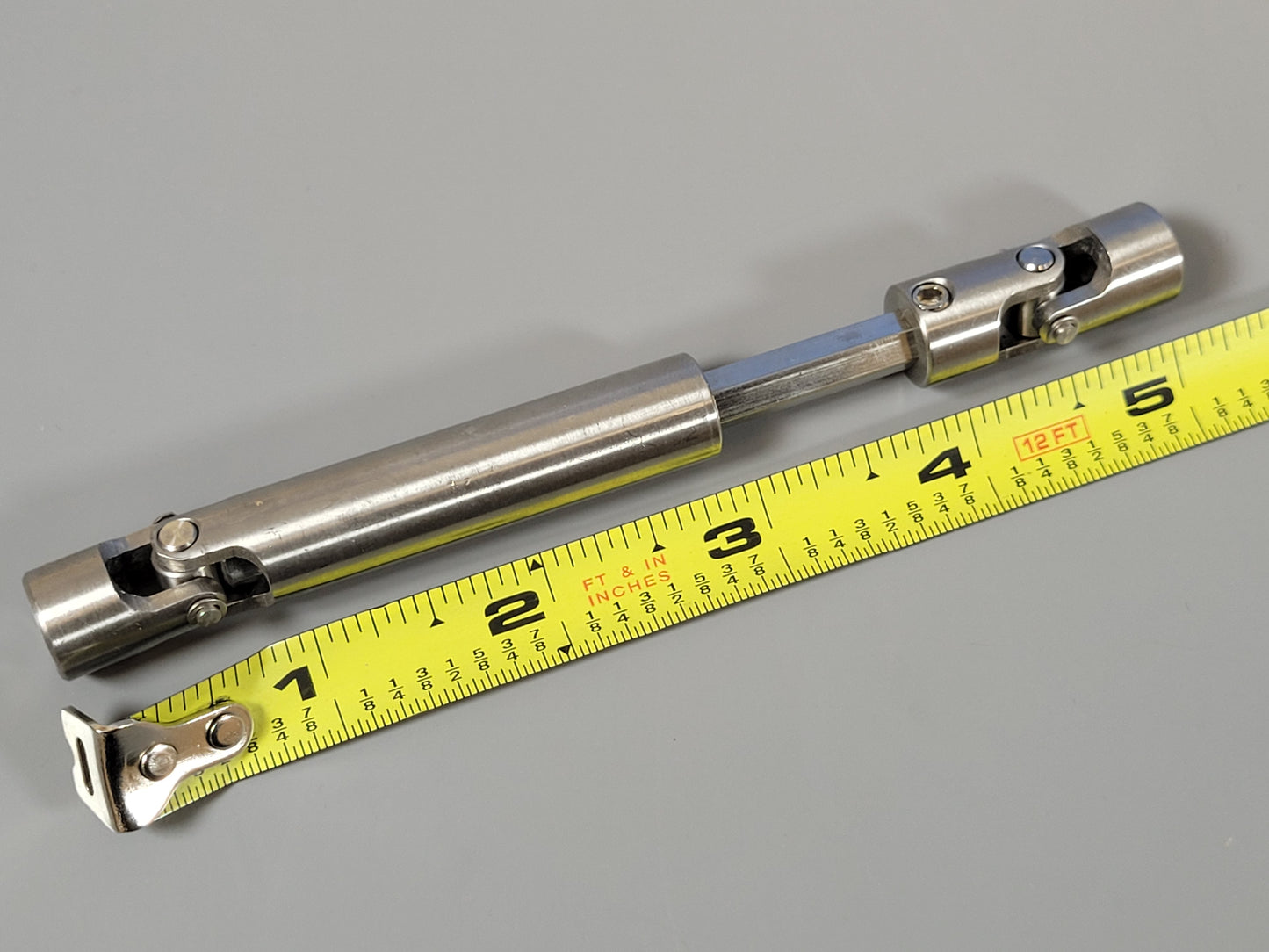 Universal Extend Extension 5-7 inch Stainless Steel Drive Shaft for most Tamiya R/C 1/14 Semi 1/10 Tundra F350 Hilux CC01 TXT Crawler