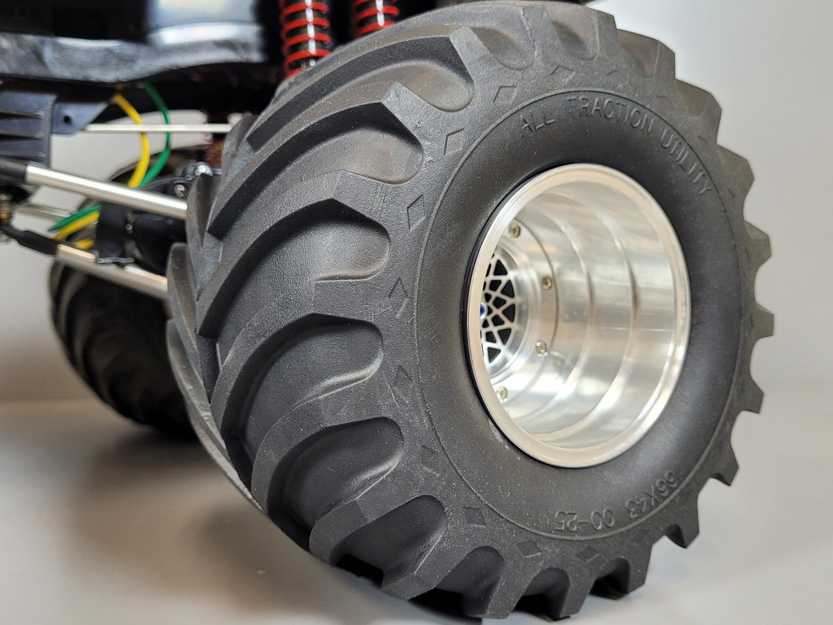 New Aluminum Set Wheel Rim Tamiya RC 1/10 Clodbuster Bullhead TXT Juggernaut 1&2