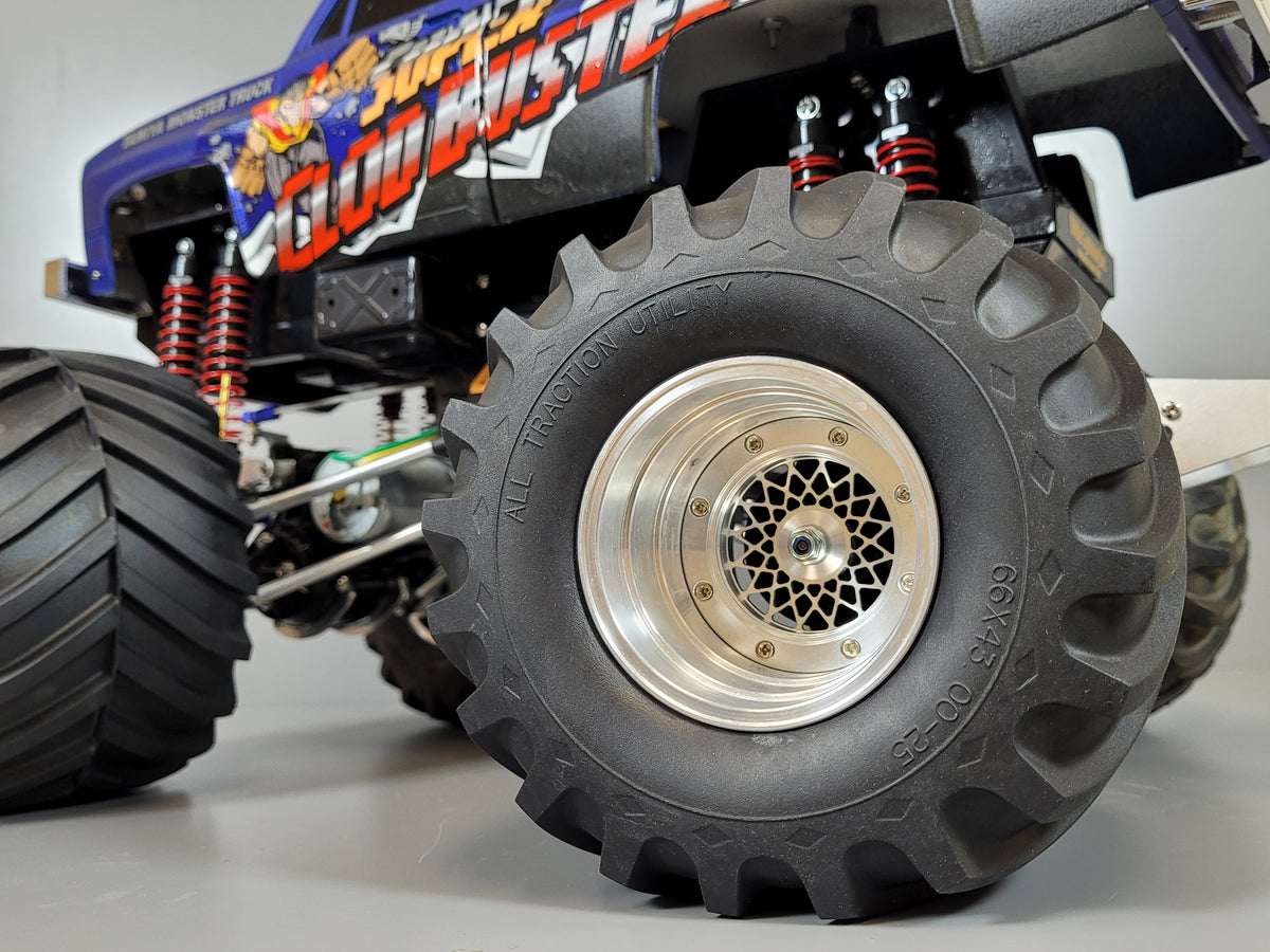 New Aluminum Set Wheel Rim Tamiya RC 1/10 Clodbuster Bullhead TXT Juggernaut 1&2