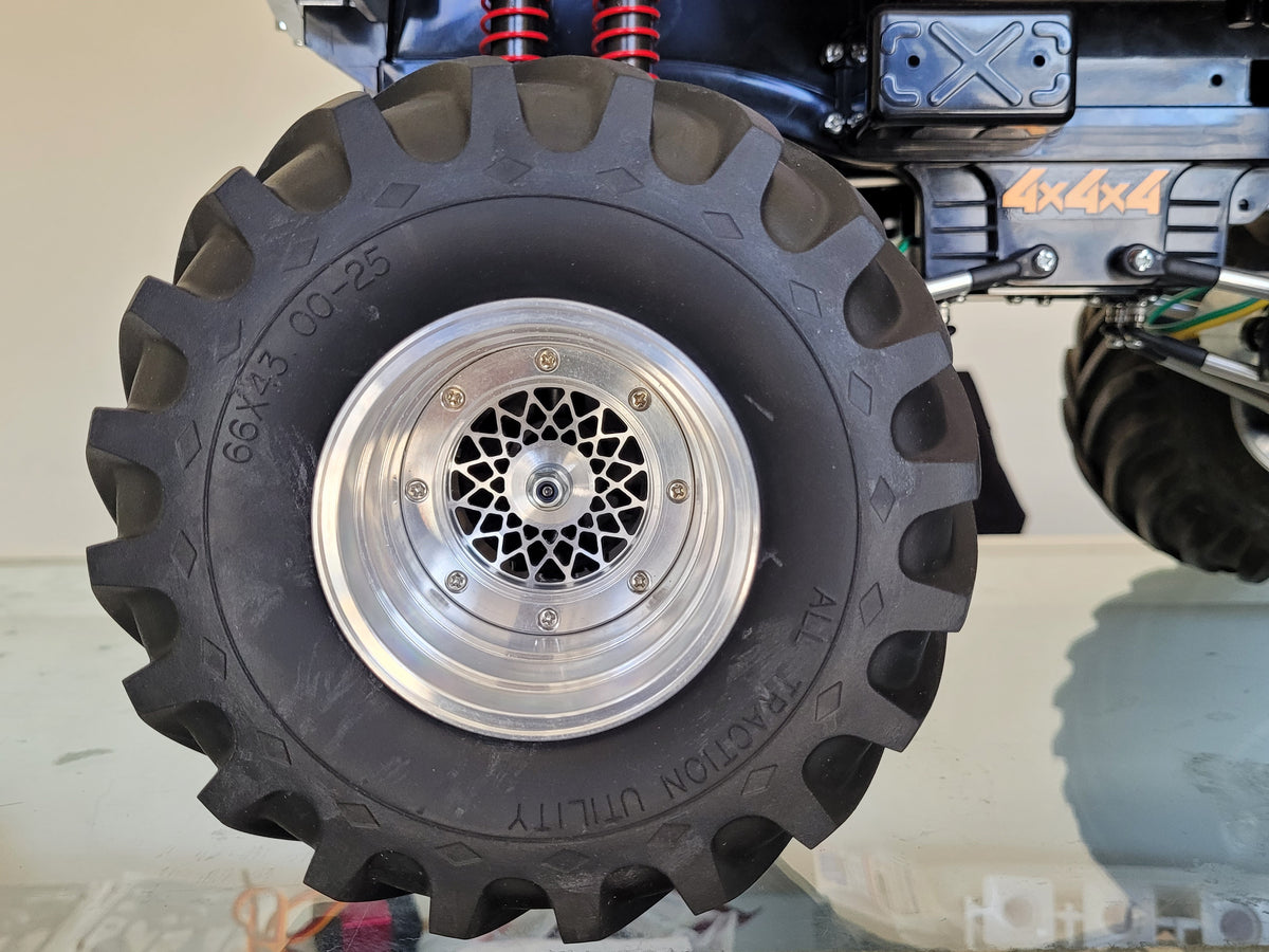 New Aluminum Set Wheel Rim Tamiya RC 1/10 Clodbuster Bullhead TXT Juggernaut 1&2