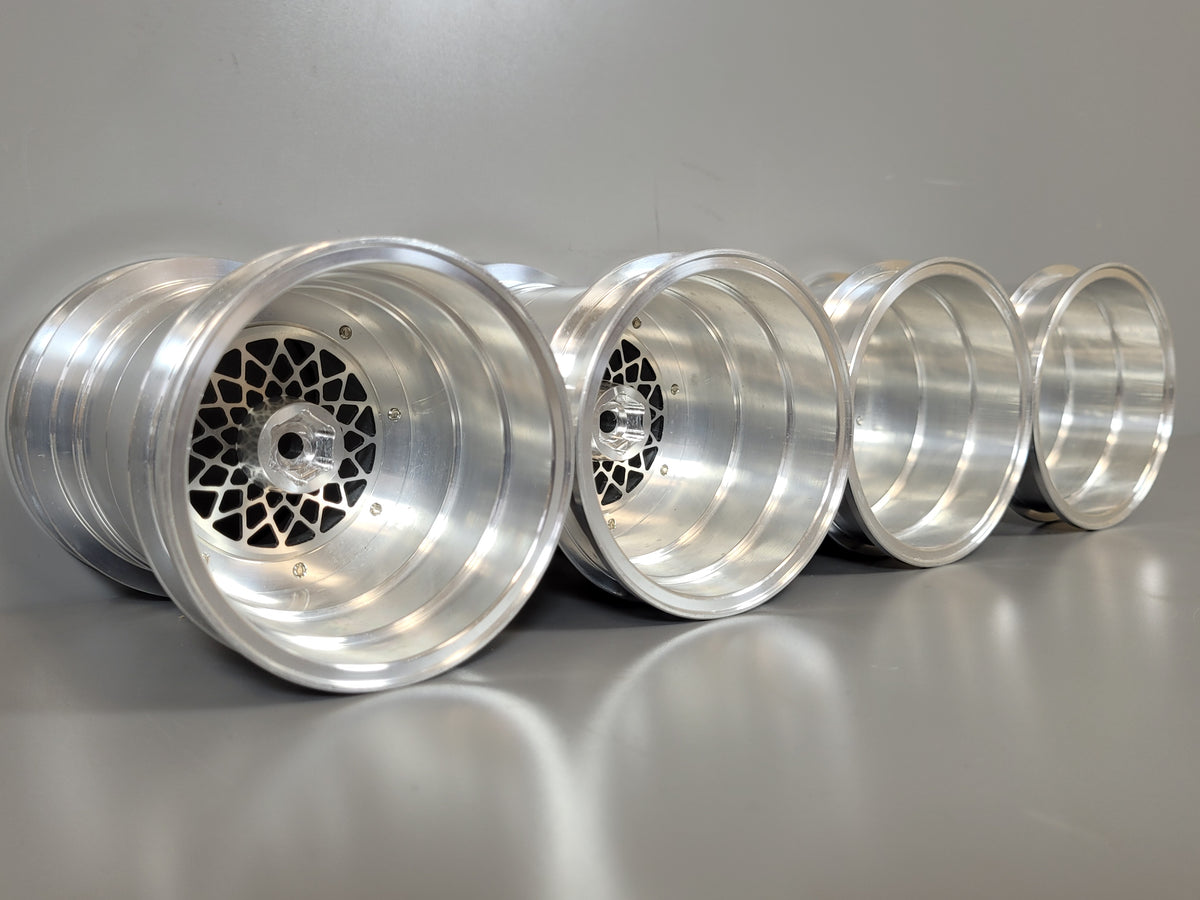 New Aluminum Set Wheel Rim Tamiya RC 1/10 Clodbuster Bullhead TXT Juggernaut 1&2