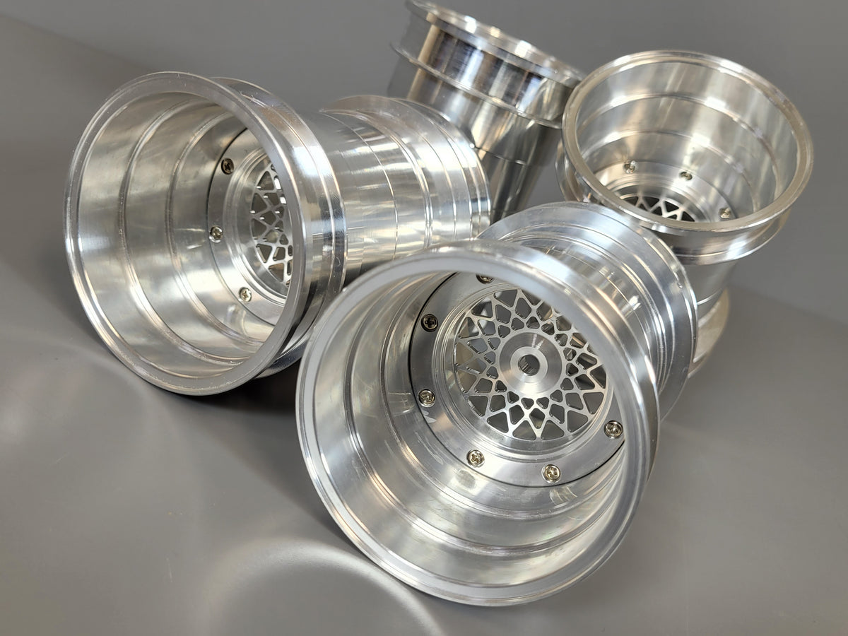 New Aluminum Set Wheel Rim Tamiya RC 1/10 Clodbuster Bullhead TXT Juggernaut 1&2