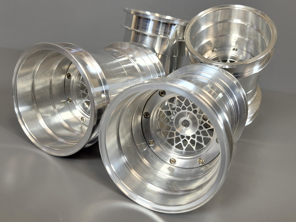 New Aluminum Set Wheel Rim Tamiya RC 1/10 Clodbuster Bullhead TXT Juggernaut 1&2