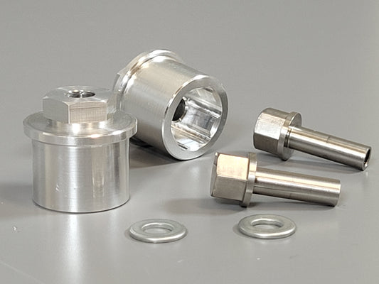 1 Pair 15mm Aluminum Wheel Hub Spacer Extender Widener with 12mm Hex for Tamiya R/C 1/10 Tamiya F-350 Clodbuster Bullhead Toyota Tundra Hilux Jeep
