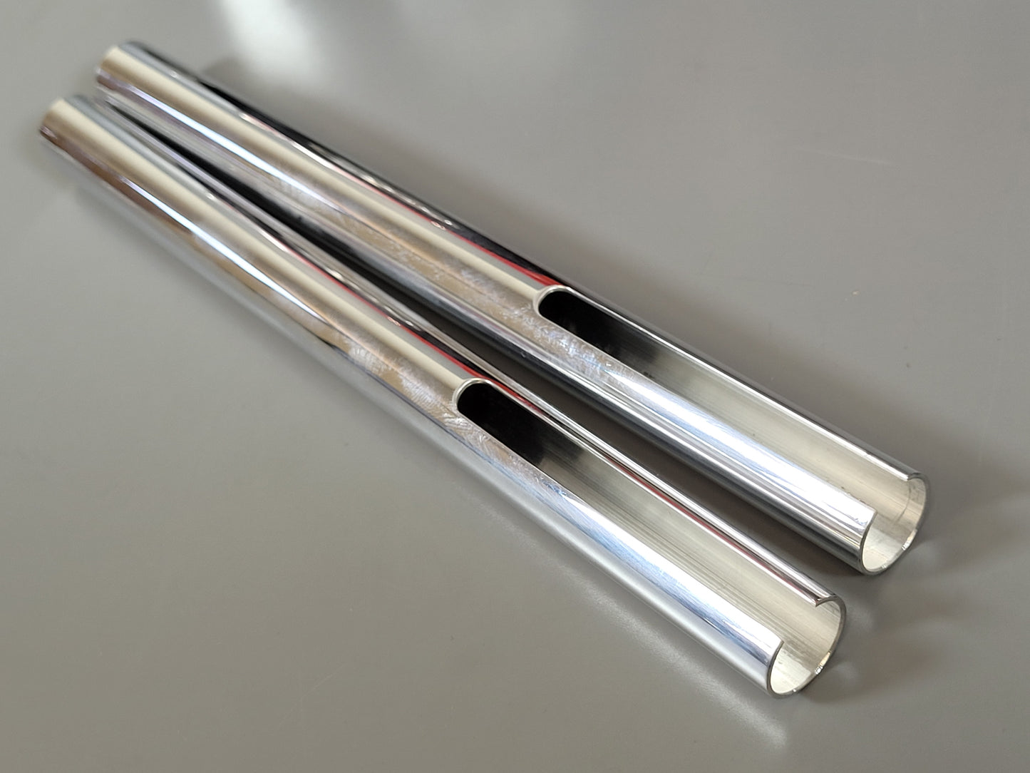 Tamiya Aluminum Pair 21.5cm Long Exhaust Pipe Stack RC 1/14 King Grand Hauler