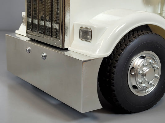Aluminum Wide Bumper Style + Bumper Chassis Mount Bracket for Tamiya R/C 1/14 King Hauler Knight Hauler Grand Hauler Globeliner Semi Truck