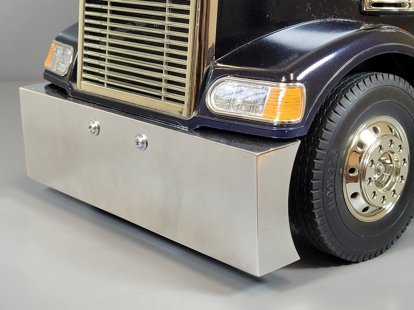 Aluminum Front Bumper Wide Style Guard for Tamiya R/C 1/14 Knight Hauler King Hauler Grand Globeliner
