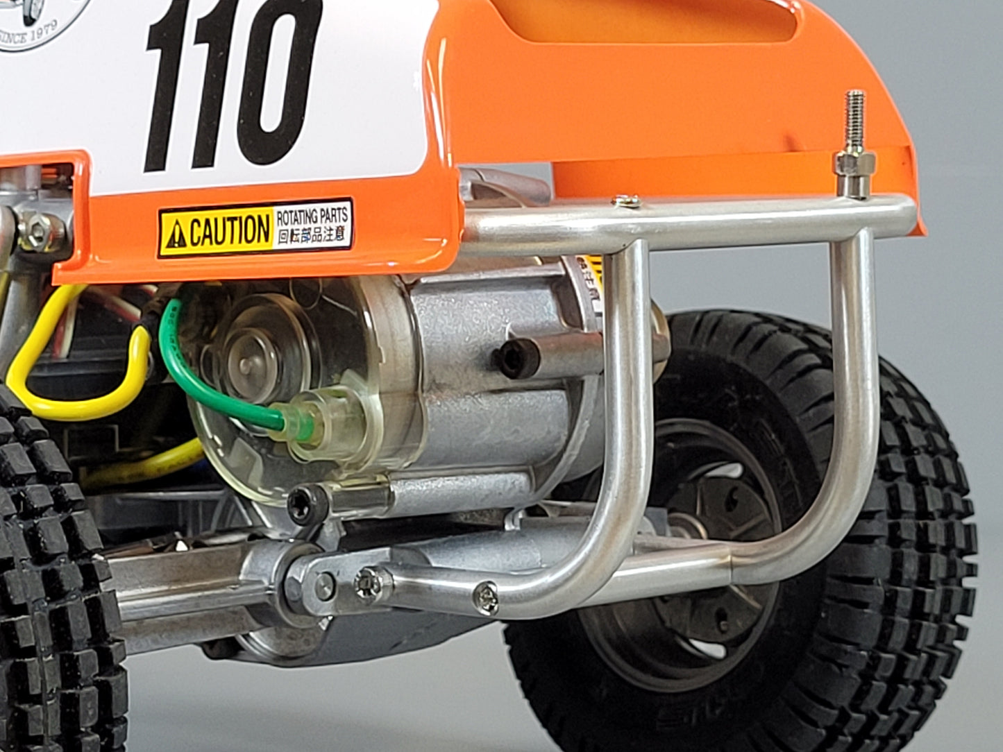 Aluminum Rear Bumper Motor Guard for Tamiya 1/10 Sand Scorcher Super Champ Buggy SRB