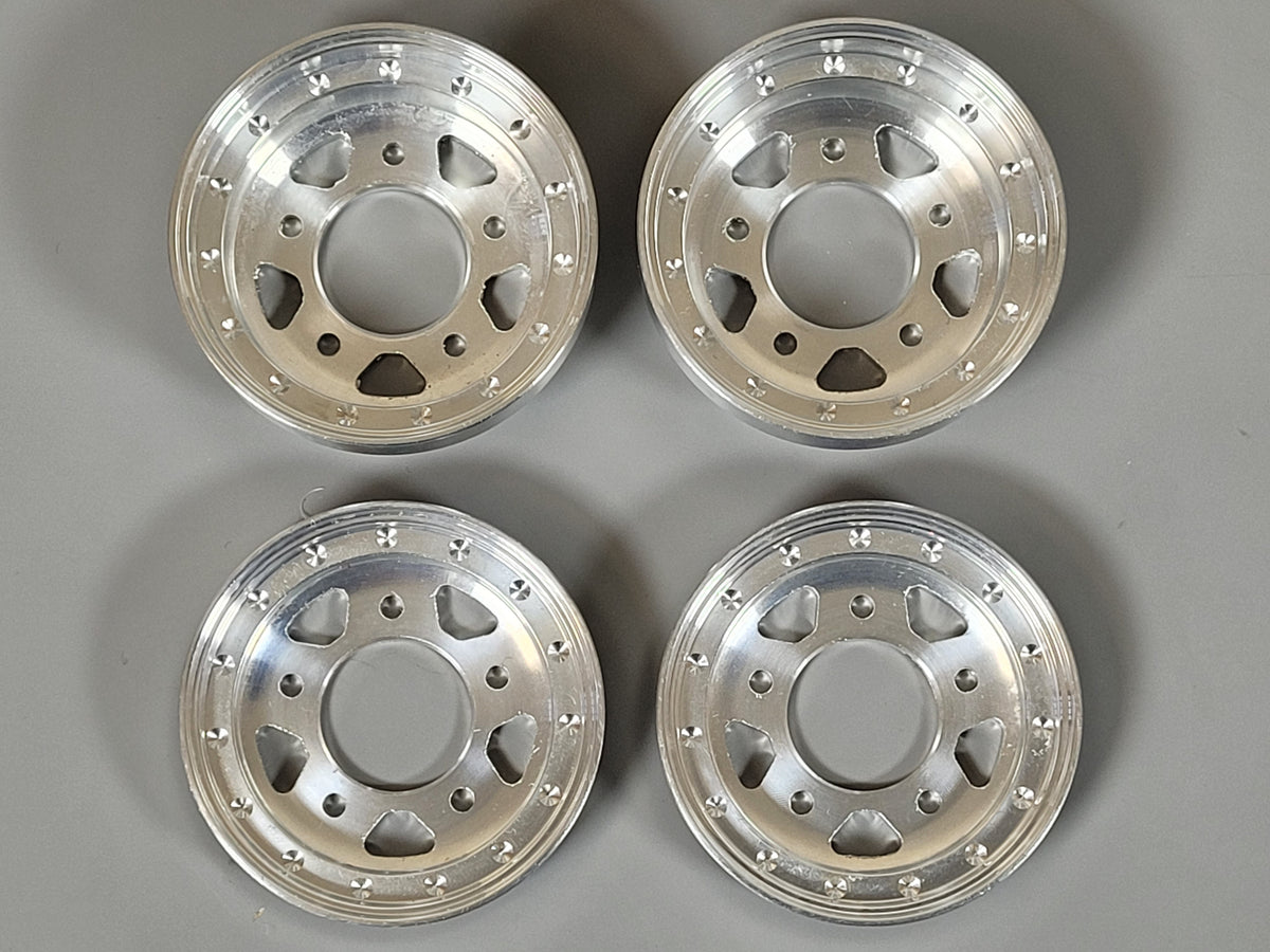 Front & Rear Aluminum Outer Wheel Cover Plate Tamiya 1/10 Sand Scorcher Grasshopper Frog Hornet