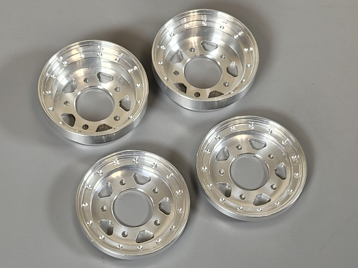 Front & Rear Aluminum Outer Wheel Cover Plate Tamiya 1/10 Sand Scorcher Grasshopper Frog Hornet