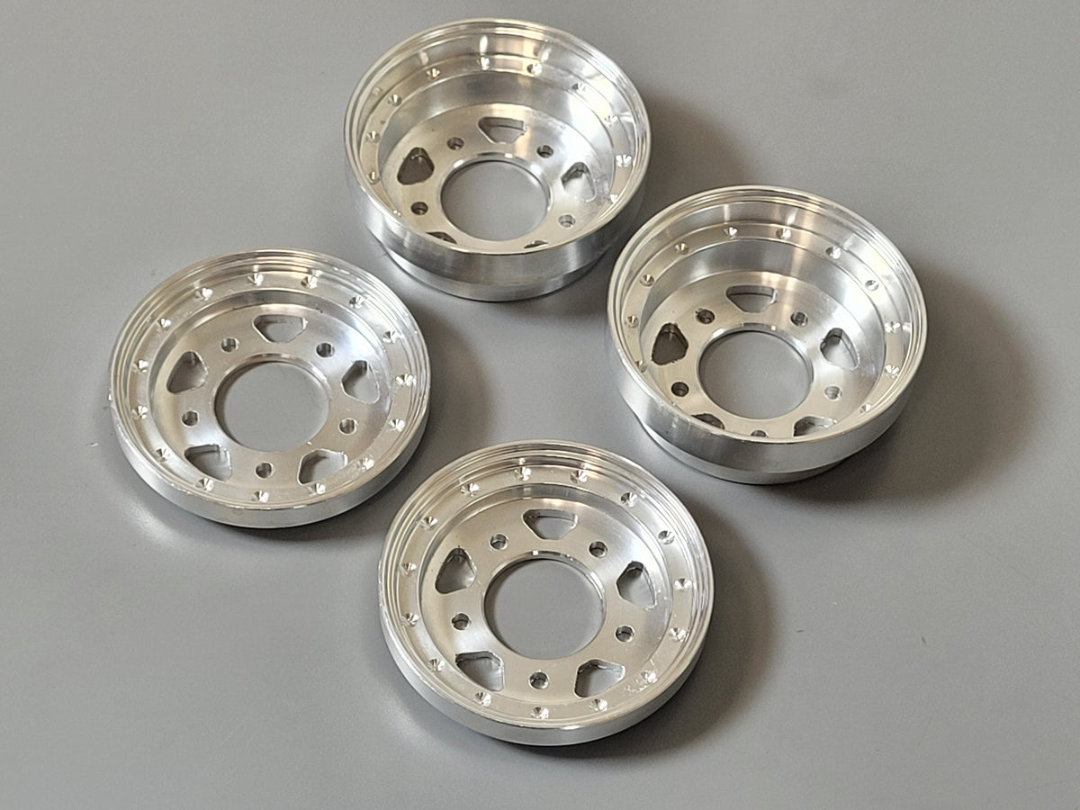 Front & Rear Aluminum Outer Wheel Cover Plate Tamiya 1/10 Sand Scorcher Grasshopper Frog Hornet