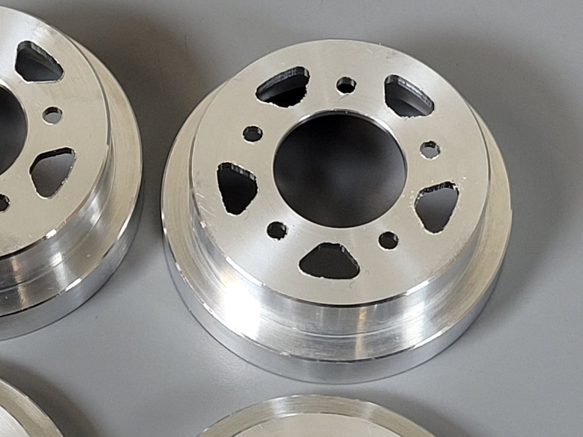 Front & Rear Aluminum Outer Wheel Cover Plate Tamiya 1/10 Sand Scorcher Grasshopper Frog Hornet